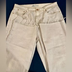 Zara white jeans